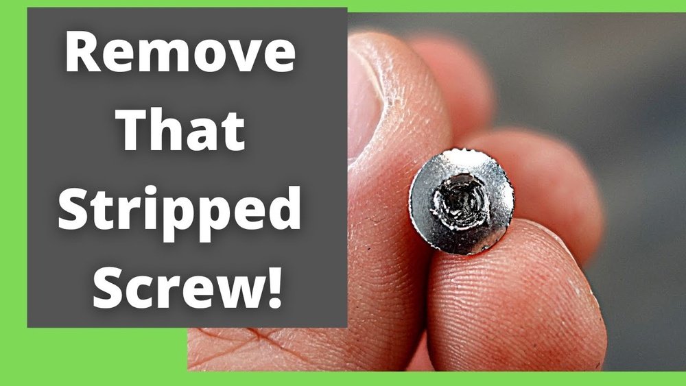 How to Fix a Stripped Screw