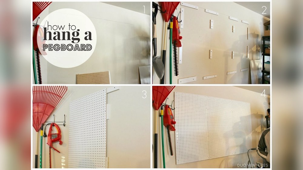 How to Hang Pegboard