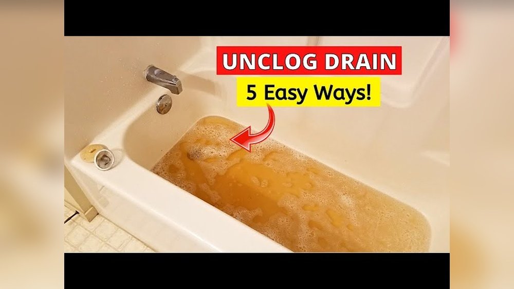 How to Unclog a Bathtub Without a Plunger